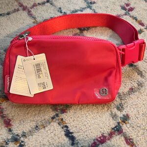 Lululemon Athletica Lipstick Pink Crossbody Bag